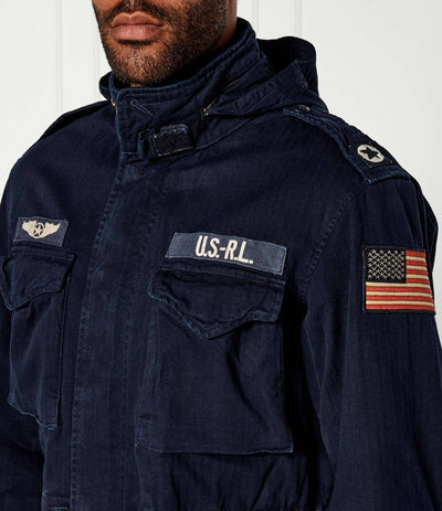 Ralph Lauren Herringbone Field Jacket | Aviator Navy