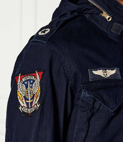 Ralph Lauren Herringbone Field Jacket | Aviator Navy