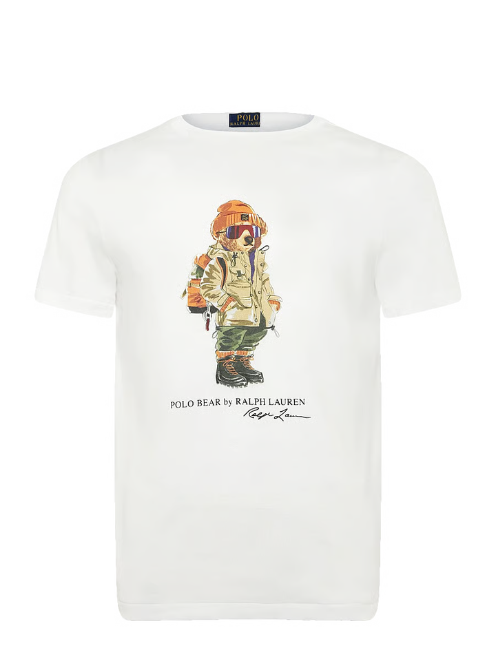 Ralph Lauren Classic Fit Polo Bear Jersey T-Shirt | White