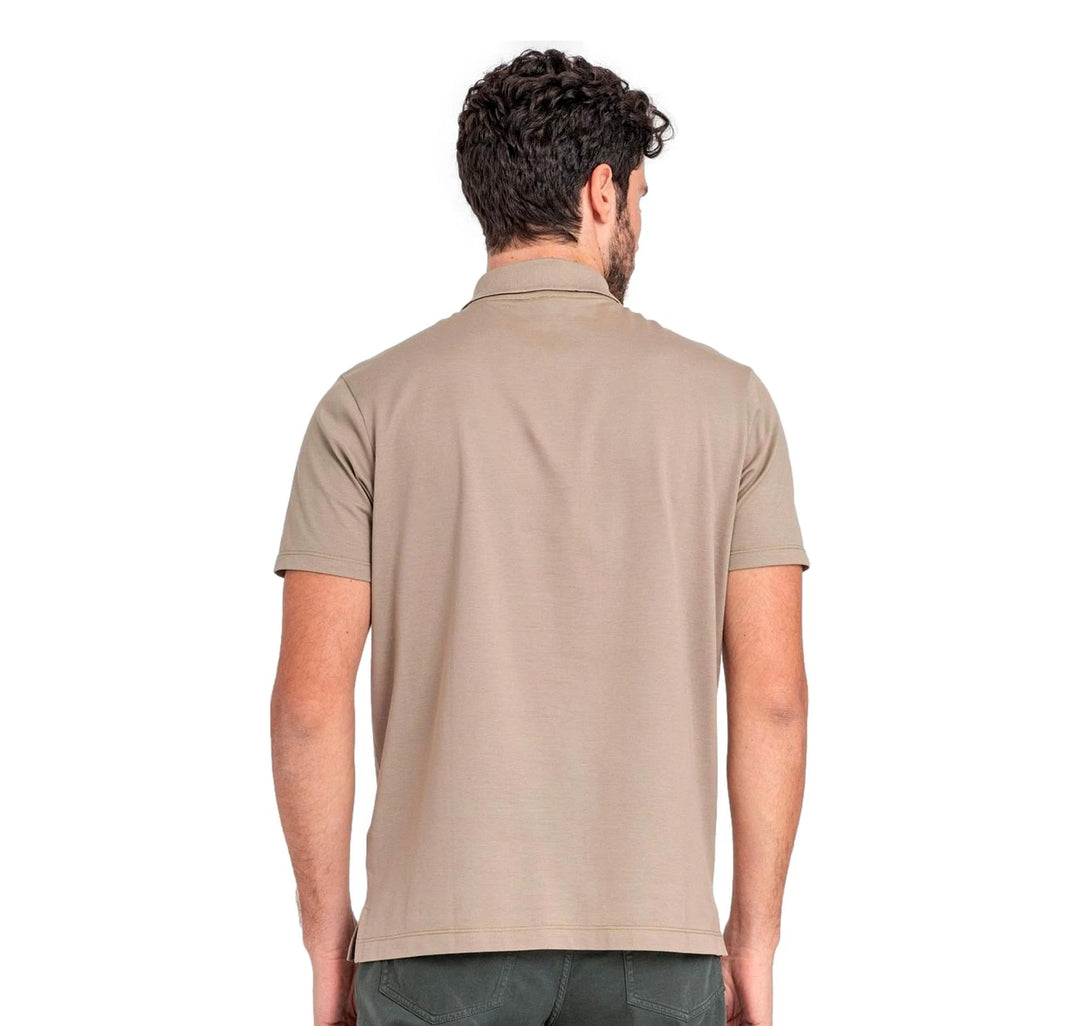 Paul & Shark Double Pique Cotton Polo | Beige