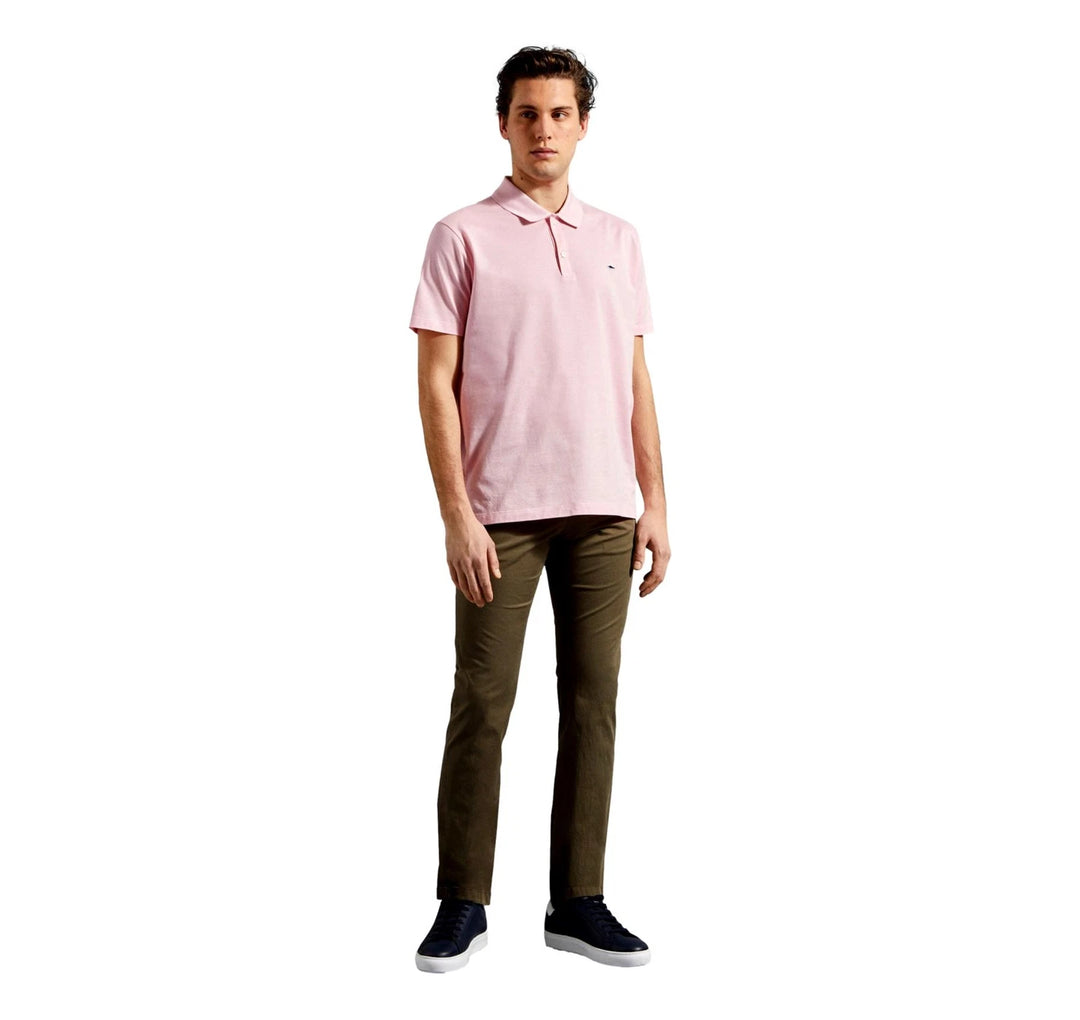 Paul & Shark Double Pique Cotton Polo | Pink