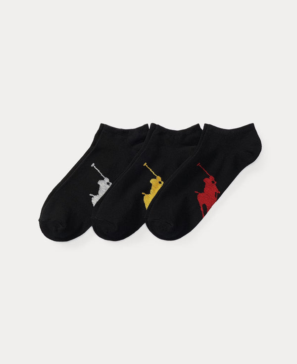 Ralph Lauren Big Pony Sock 3-Pack | Black