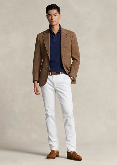 Ralph Lauren Ελαστικό Slim Fit Παντελόνι | Λευκό