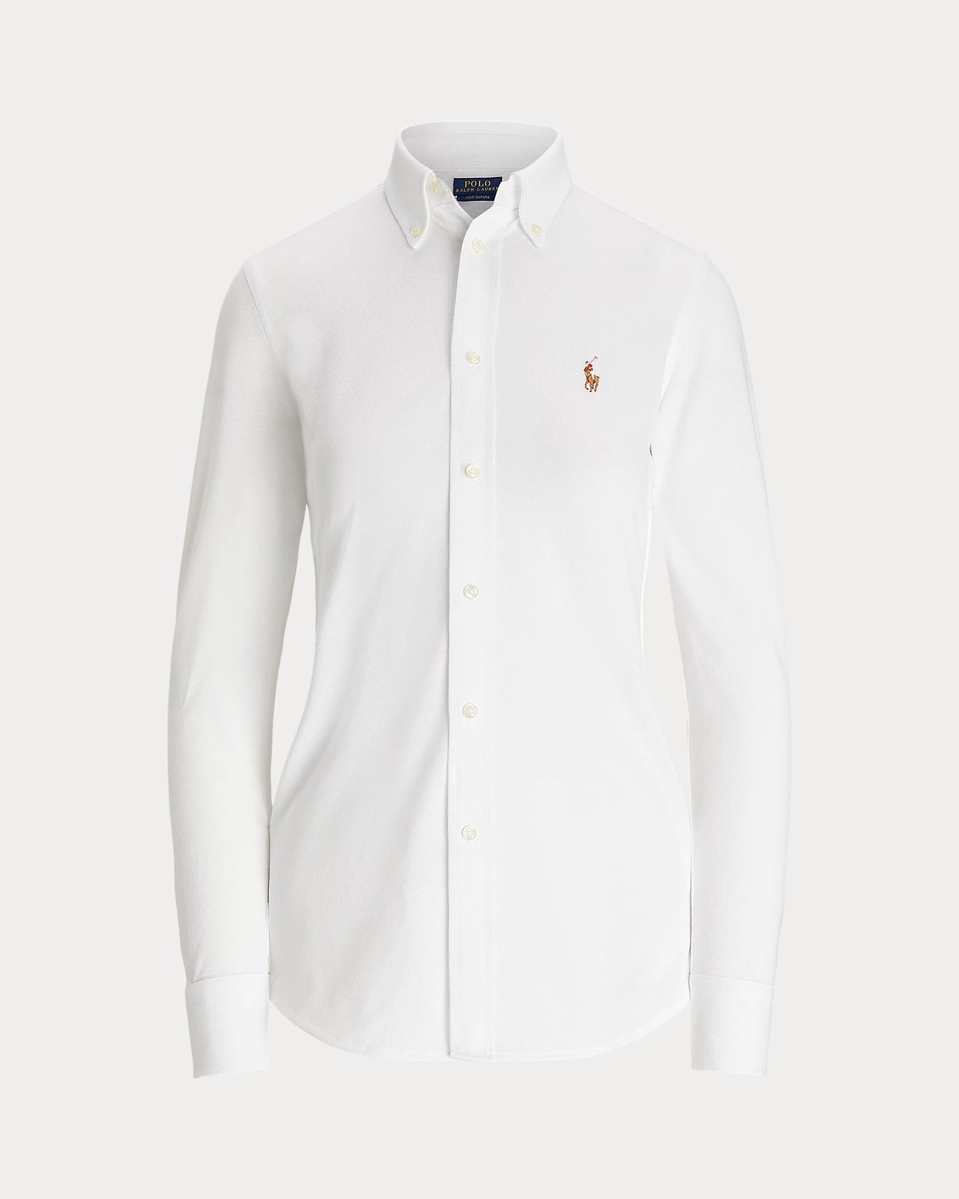 Ralph Lauren Slim Fit Βαμβακερό Oxford Υποκάμισο | Λευκό