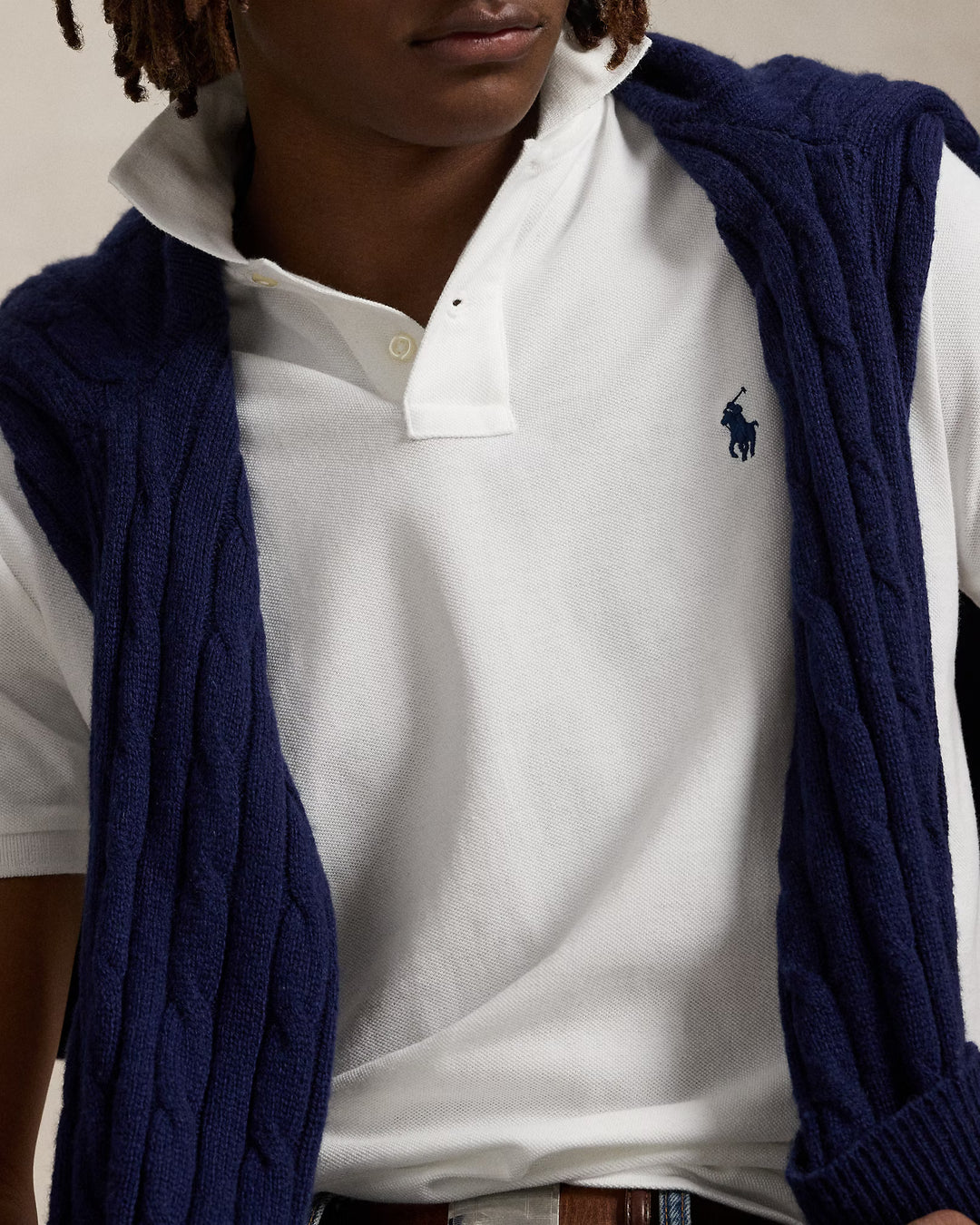 Ralph Lauren The Iconic Mesh Polo Shirt | White
