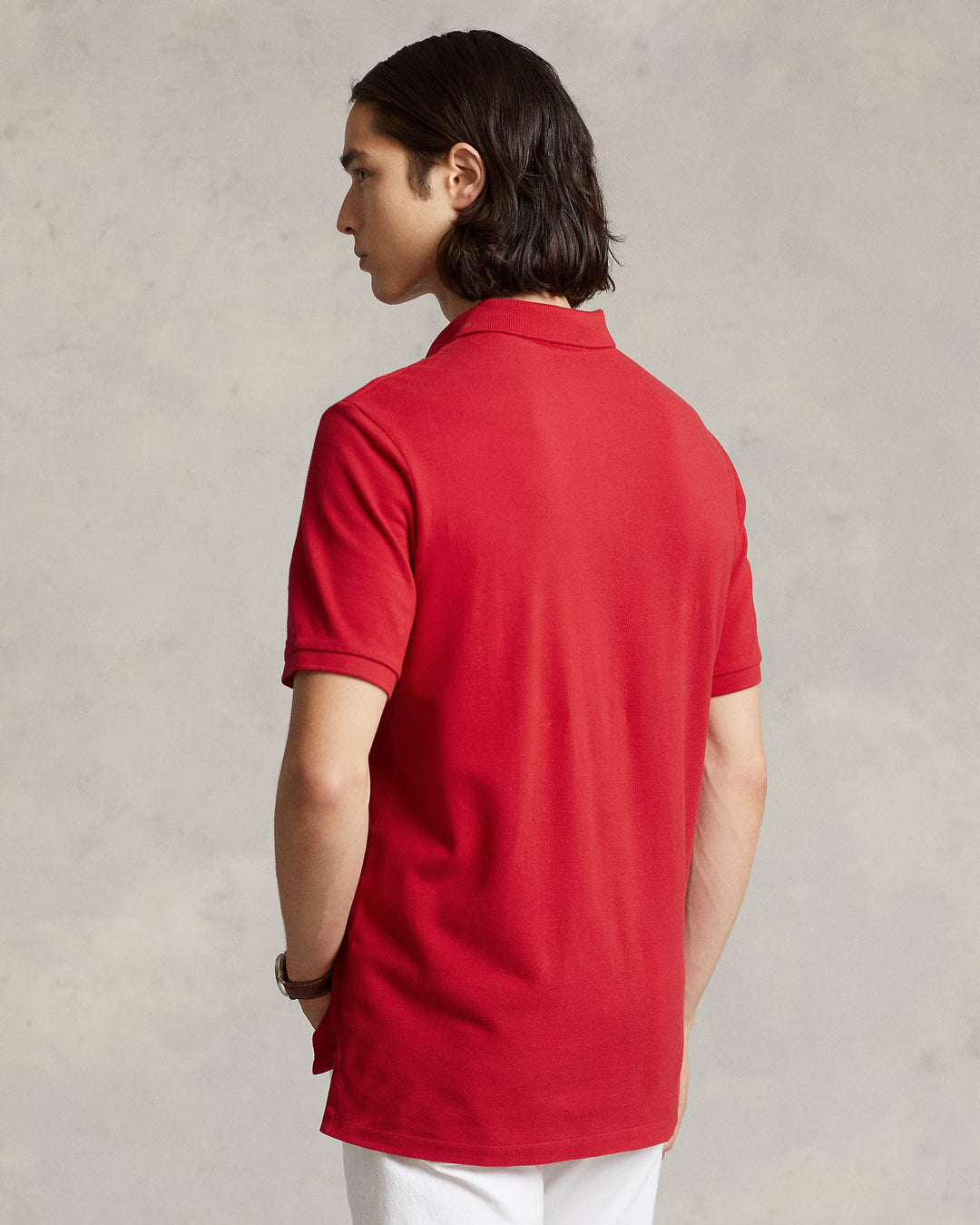 Ralph Lauren The Iconic Mesh Polo Shirt | Red