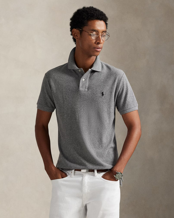 Ralph Lauren The Iconic Mesh Polo Shirt | Canterbury Grey