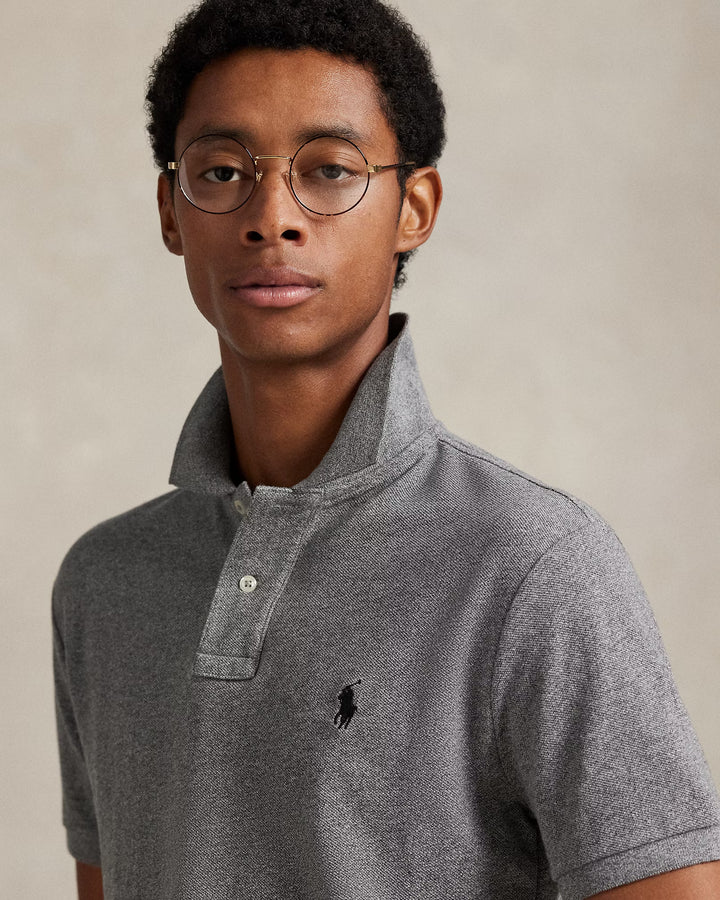 Ralph Lauren The Iconic Mesh Polo Shirt | Canterbury Grey