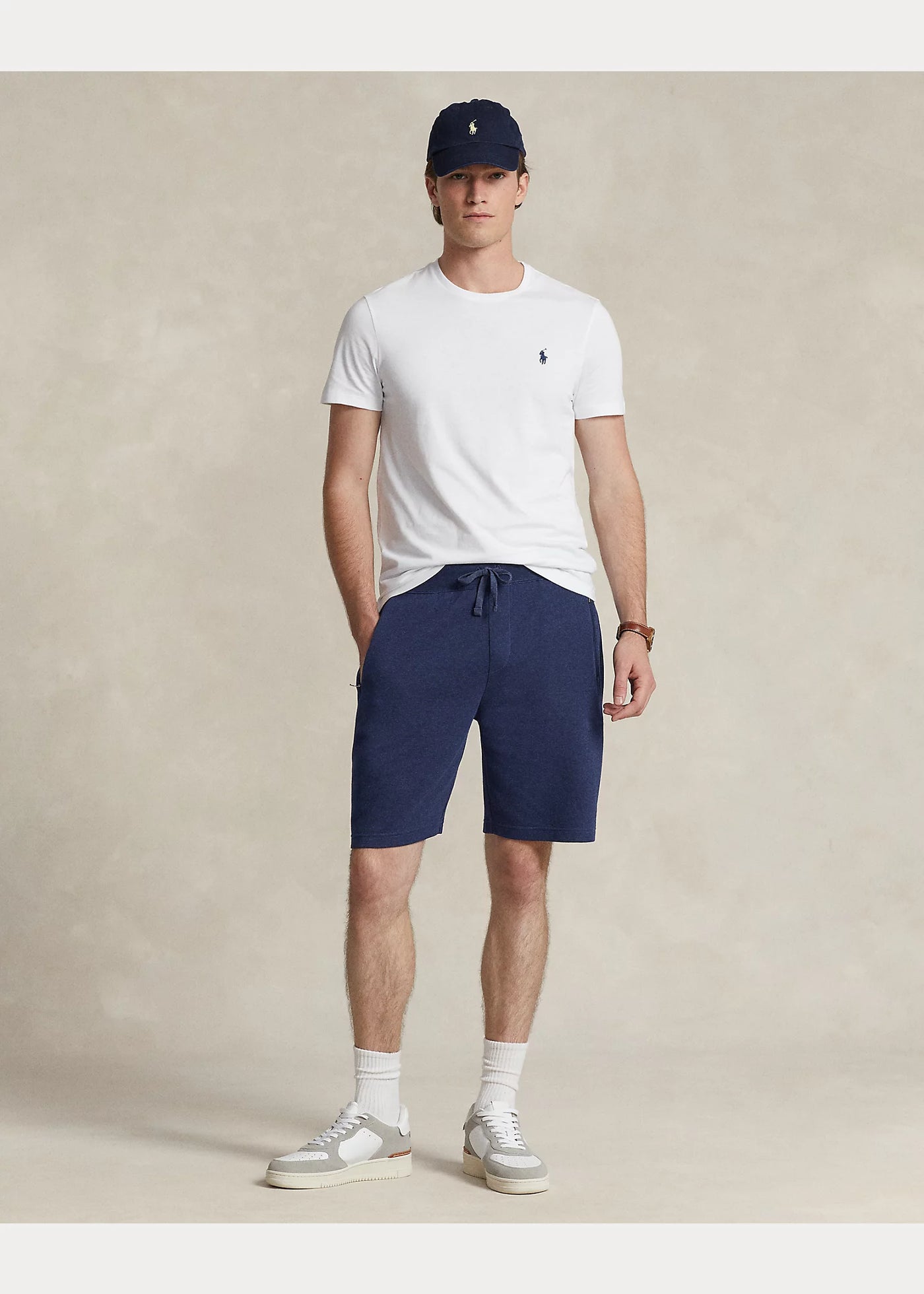 Ralph Lauren Custom Slim Fit T-Shirt Λαιμόκοψη | Λευκό
