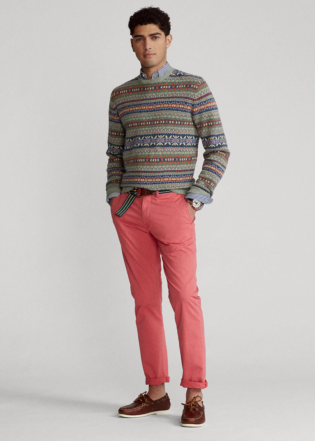Ralph Lauren Ελαστικό Slim Fit Παντελόνι | Κόκκινο