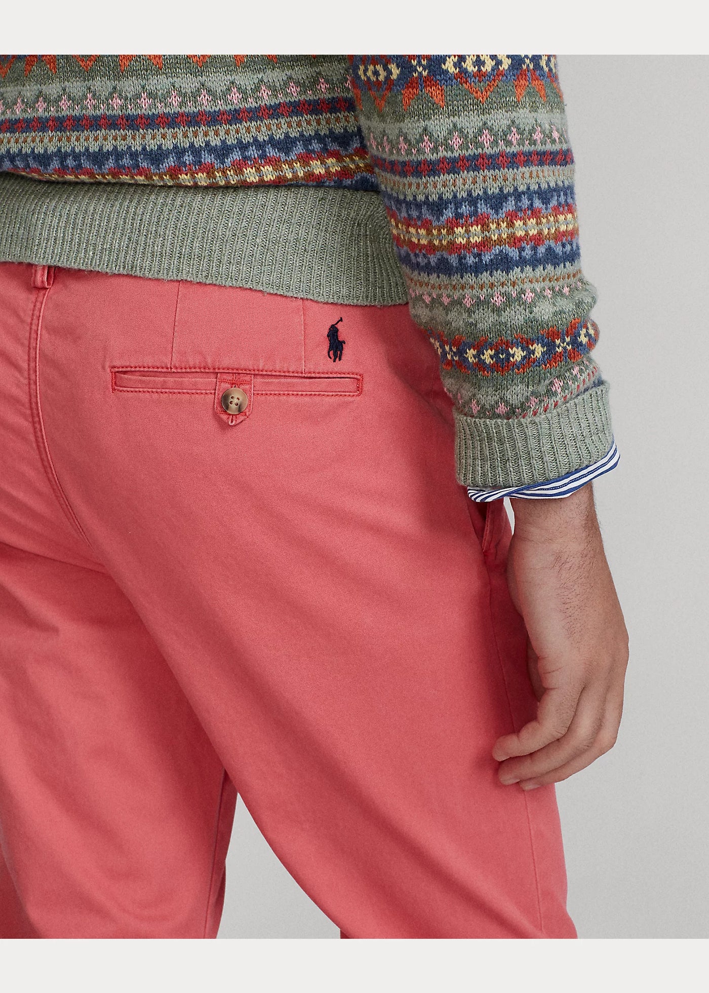 Ralph Lauren Ελαστικό Slim Fit Παντελόνι | Κόκκινο