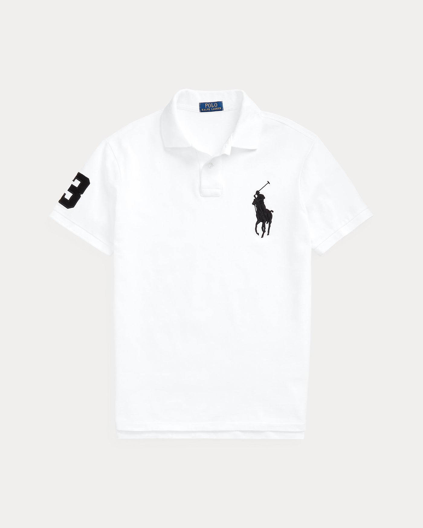 Ralph Lauren Custom Slim Fit Mesh Polo | White