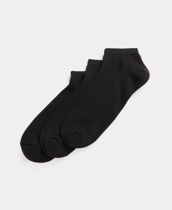 Ralph Lauren Low-Cut-Sock 3-Pack | Black
