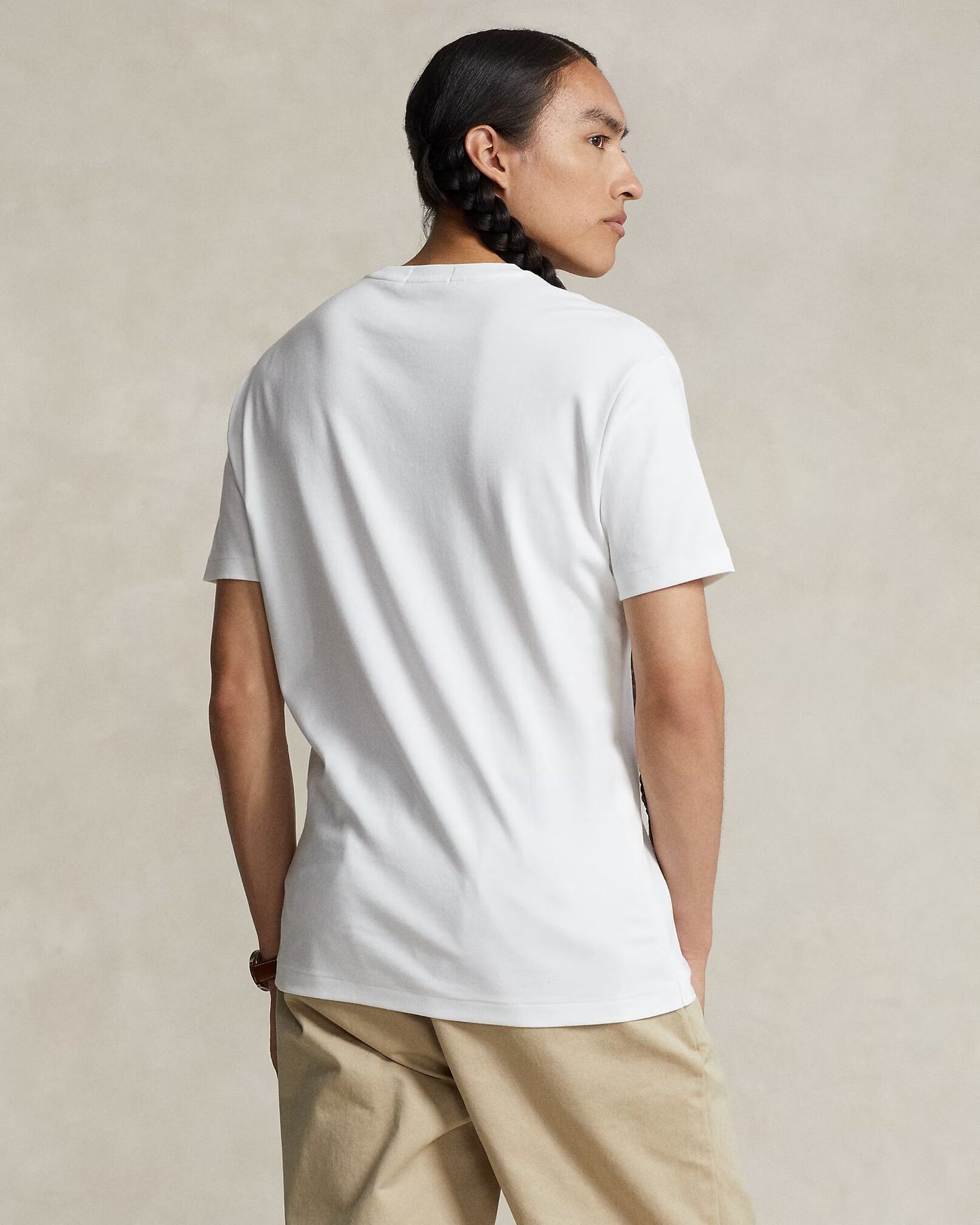 Ralph Lauren Custom Slim Fit Soft Cotton T-Shirt | White