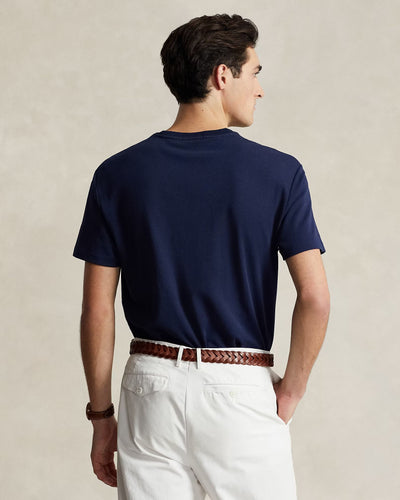 Ralph Lauren Custom Slim Fit Soft Cotton T-Shirt | Refined Navy