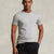 Ralph Lauren Custom Slim Fit Interlock T-Shirt από Απαλό Βαμβάκι | Γκρι