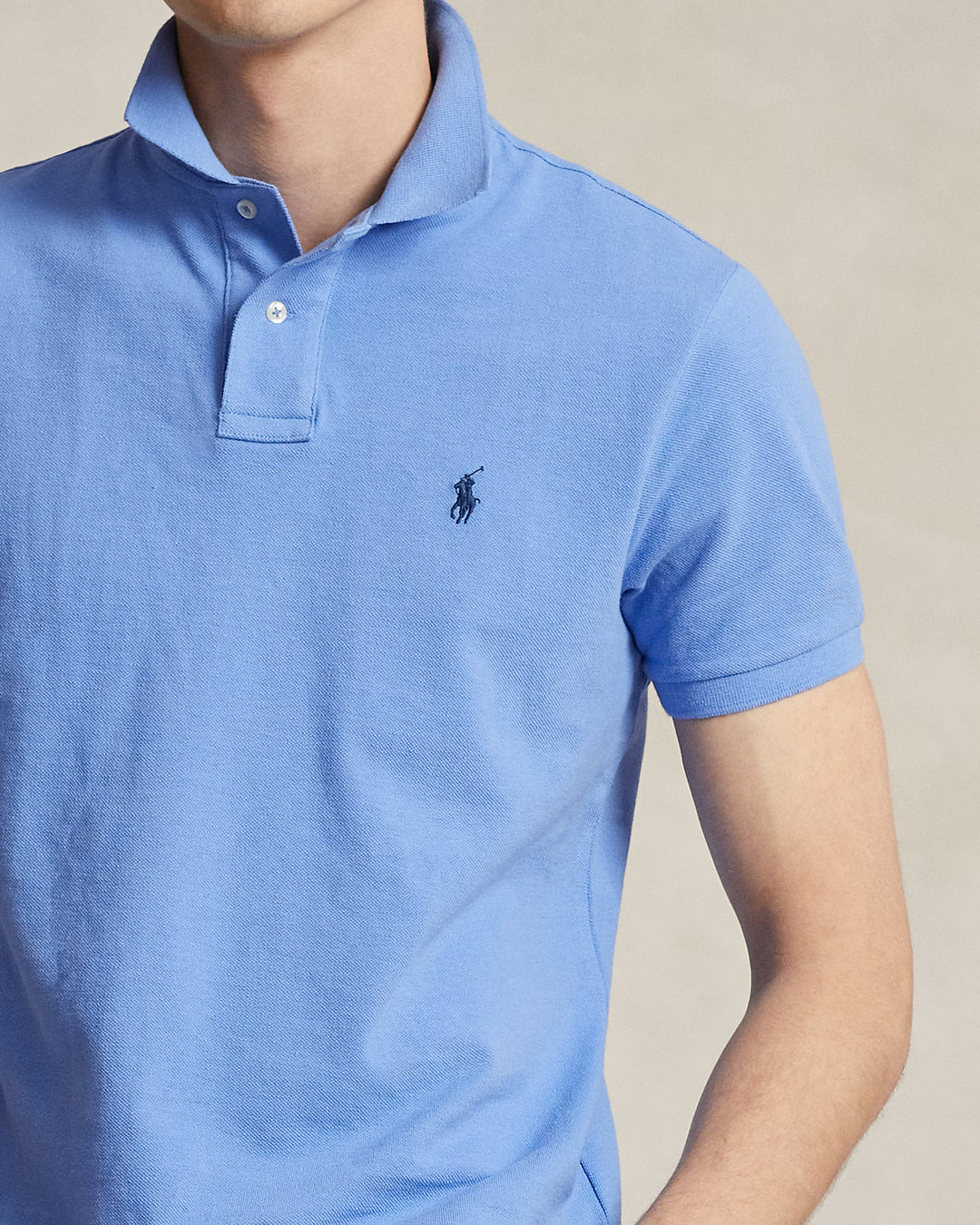 Ralph Lauren The Iconic Mesh Polo Shirt | Harbor Blue