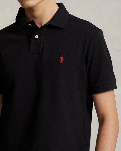 Ralph Lauren The Iconic Mesh Polo Shirt | Black