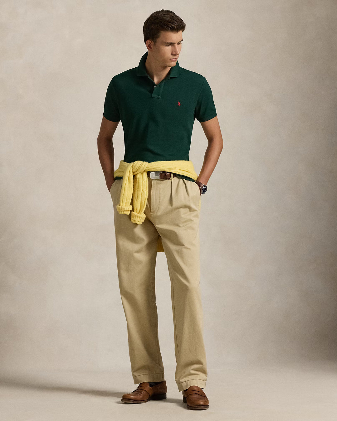 Ralph Lauren: el emblemático polo de malla | Verde universitario