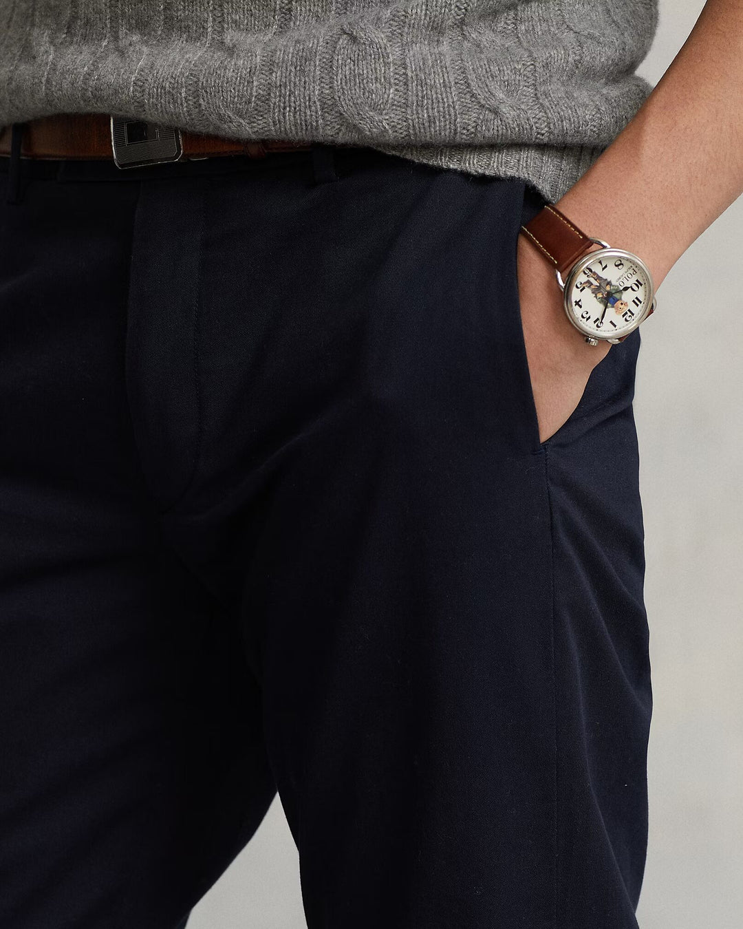 Ralph Lauren Stretch Slim Fit Greenwich Chino Trouser | Aviator Navy