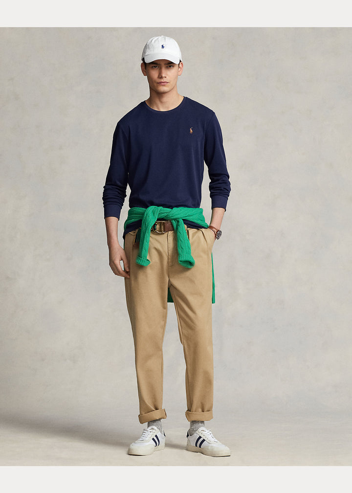 Ralph Lauren Custom Slim Fit Soft Cotton T-Shirt | French Μπλε