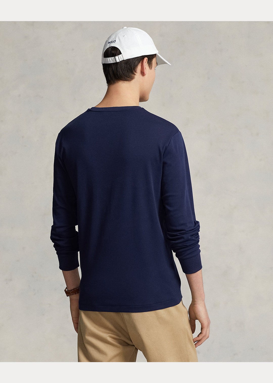 Ralph Lauren Custom Slim Fit Soft Cotton T-Shirt | French Μπλε