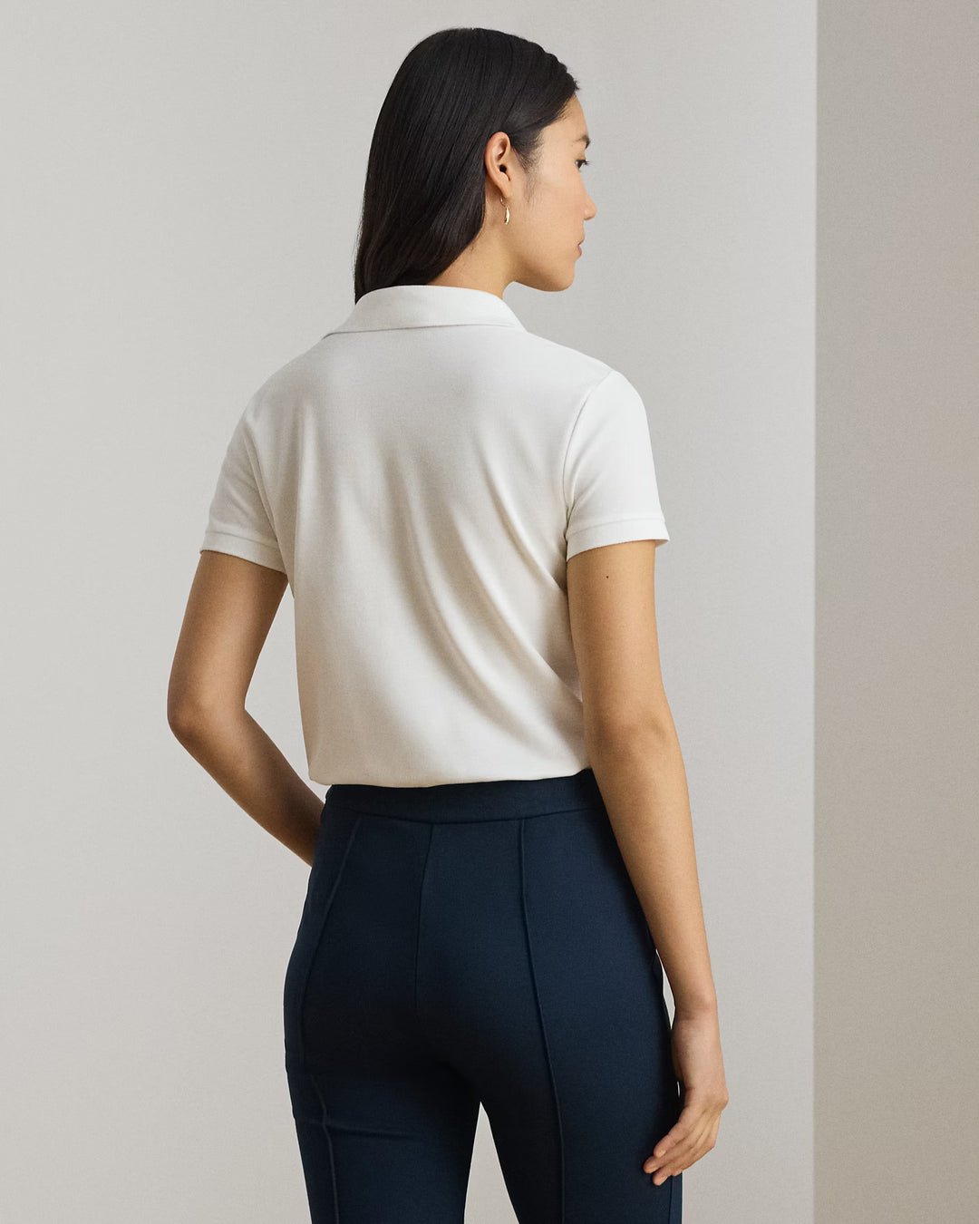 Lauren Ralph Lauren Piqué Polo Shirt | White