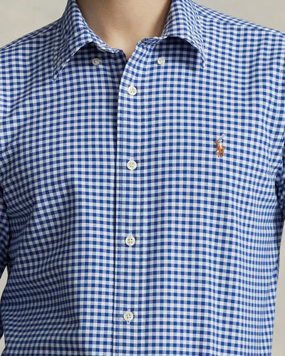 Ralph Lauren Custom Fit Oxford Shirt | Blue/White