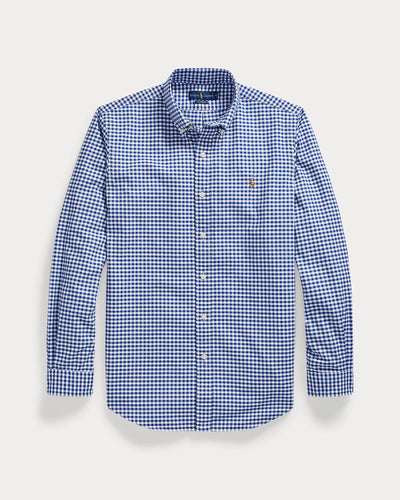 Ralph Lauren Custom Fit Oxford Shirt | Blue/White