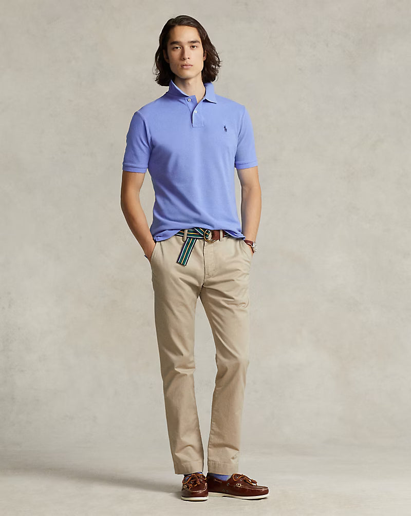 Ralph Lauren Washed Stretch Slim Fit Chino Trouser | Surrey Tan