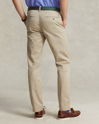 Ralph Lauren Washed Stretch Slim Fit Chino Trouser | Surrey Tan