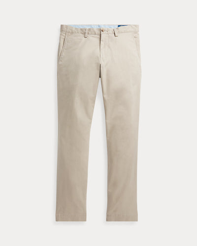 Ralph Lauren Washed Stretch Slim Fit Chino Trouser | Surrey Tan