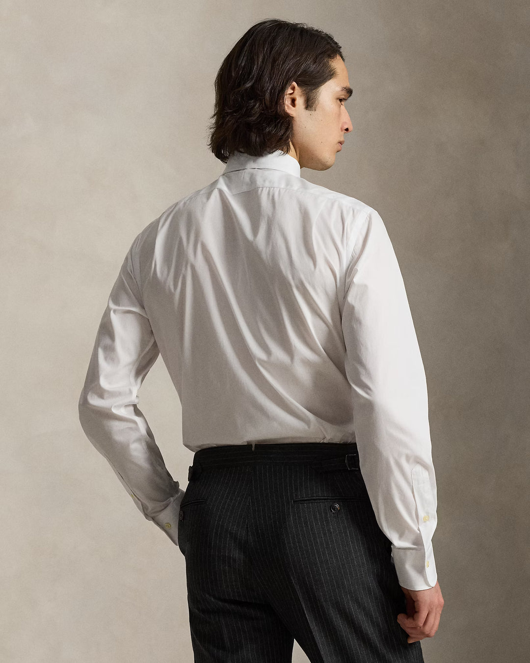 Camisa de popelín Ralph Lauren Custom Fit | Blanca
