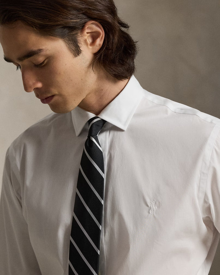 Camisa de popelín Ralph Lauren Custom Fit | Blanca