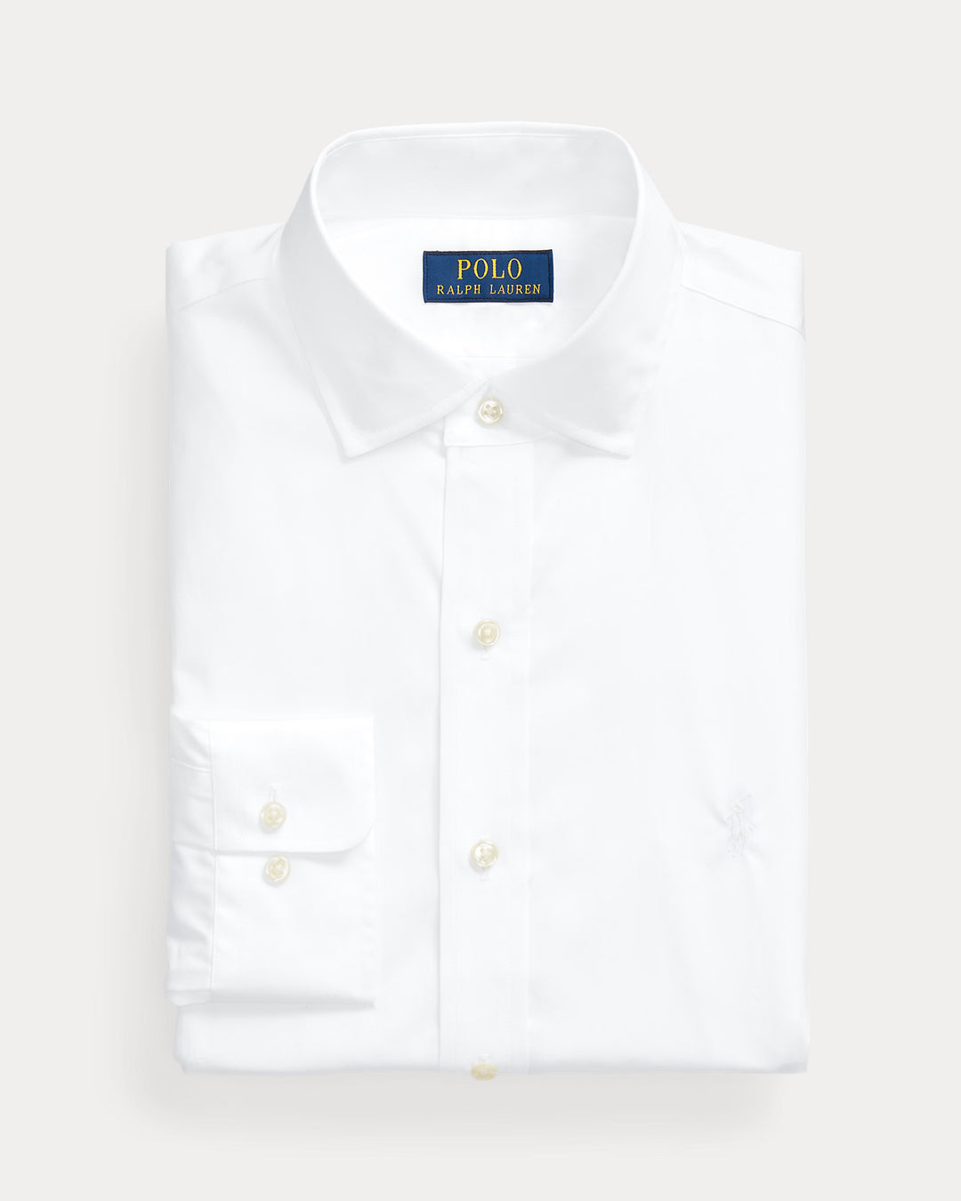 Camisa de popelín Ralph Lauren Custom Fit | Blanca