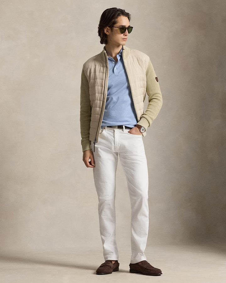 Ralph Lauren Custom Slim Fit Soft Cotton Interlock Polo Shirt | Isle Blue