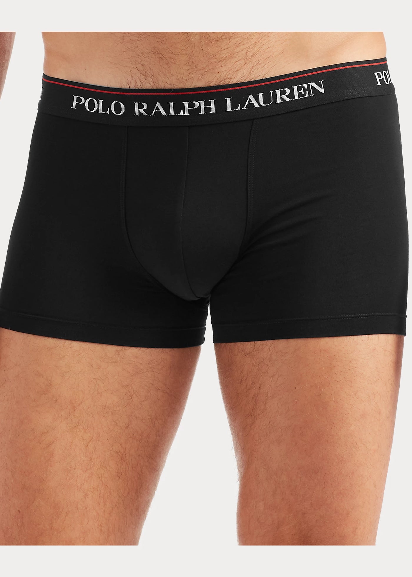 Ralph Lauren Κλασικό Ελαστικό Βαμβακερό Μπόξερ σε Τριάδα | Μαύρο/Ρίγες