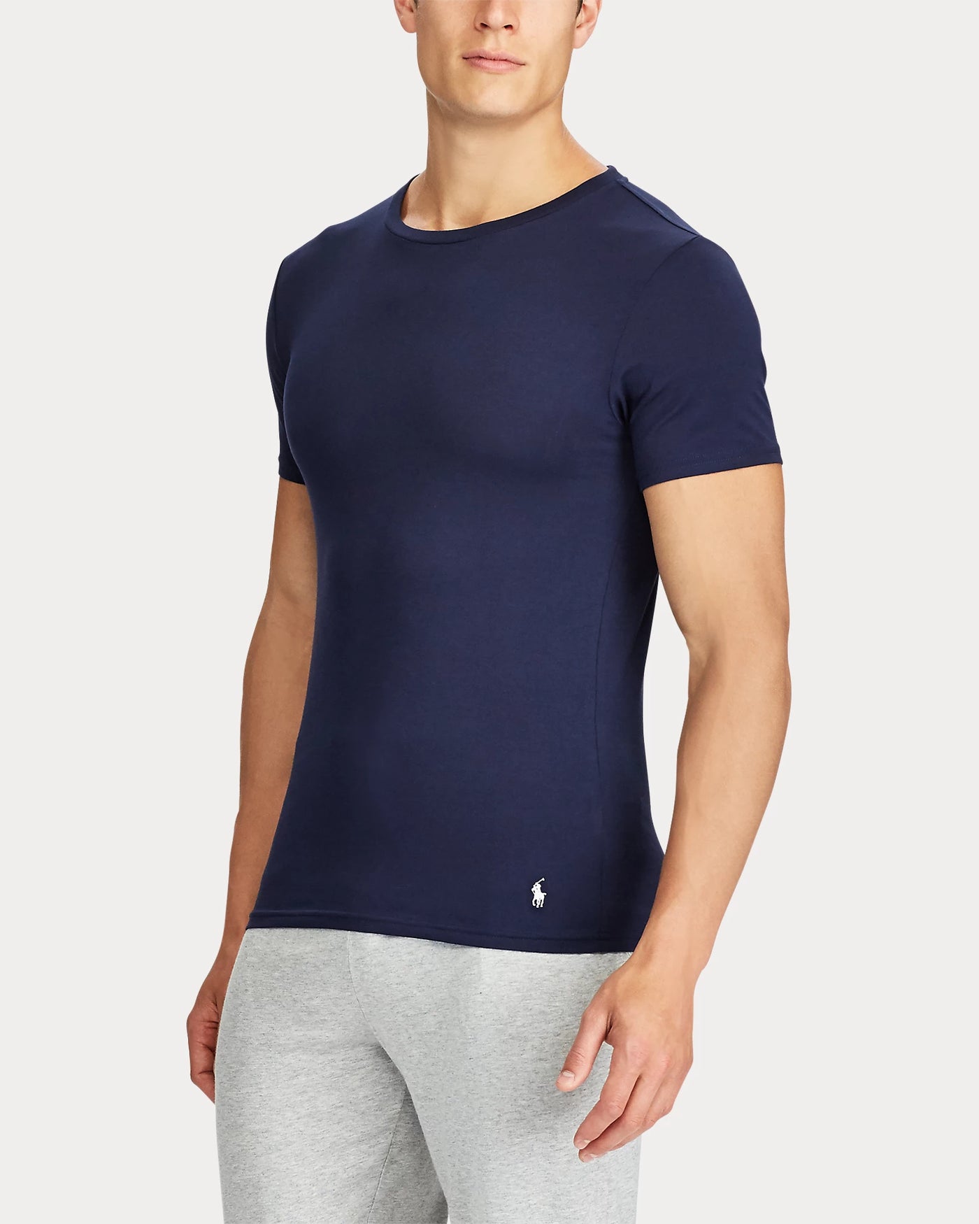 Ralph Lauren T-shirt Λαιμόκοψη Πακέτο των 2 | Σκούρο Μπλε