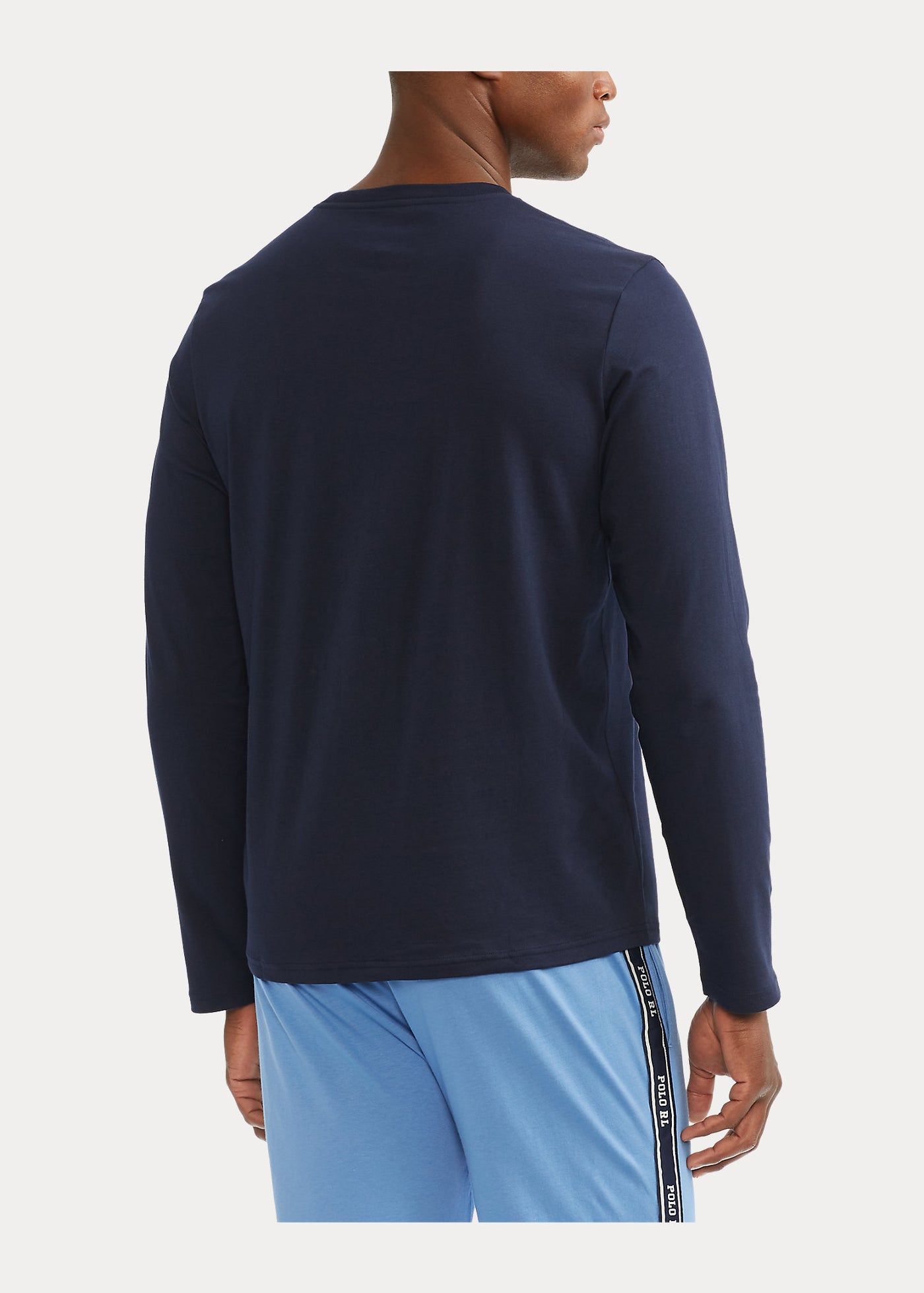 Ralph Lauren Βαμβακερό Jersey T-Shirt | Σκούρο Μπλε