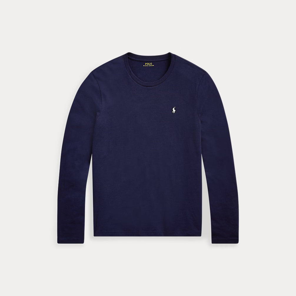 Ralph Lauren قميص نوم قطني Classic Fit | كحلي