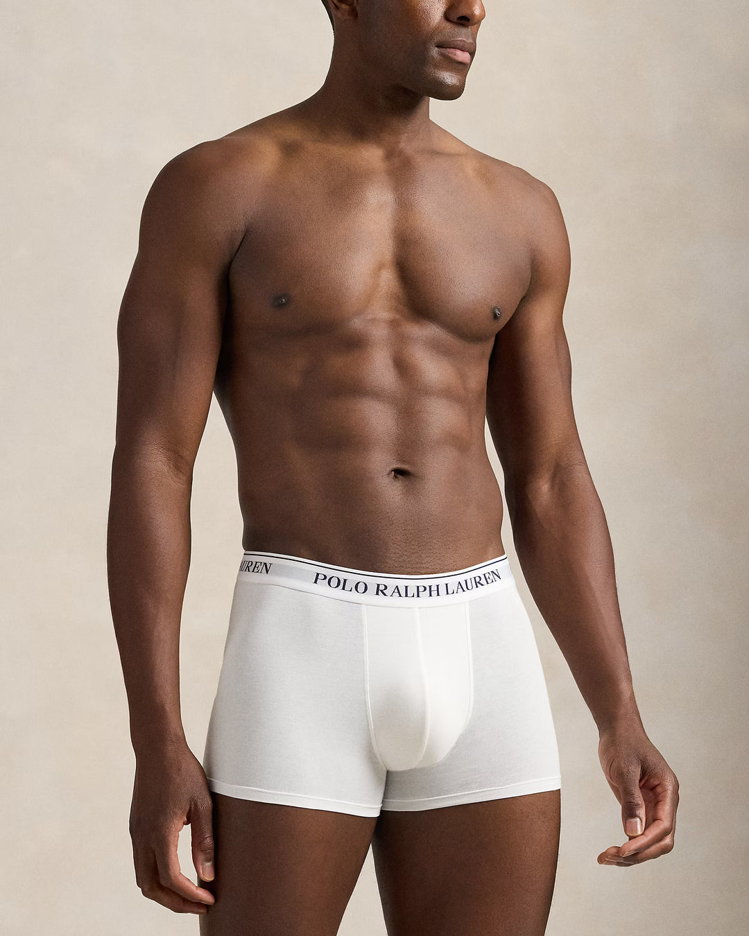 Ralph Lauren Stretch Cotton Boxer Shorts 3-Pack | White/Black/Grey