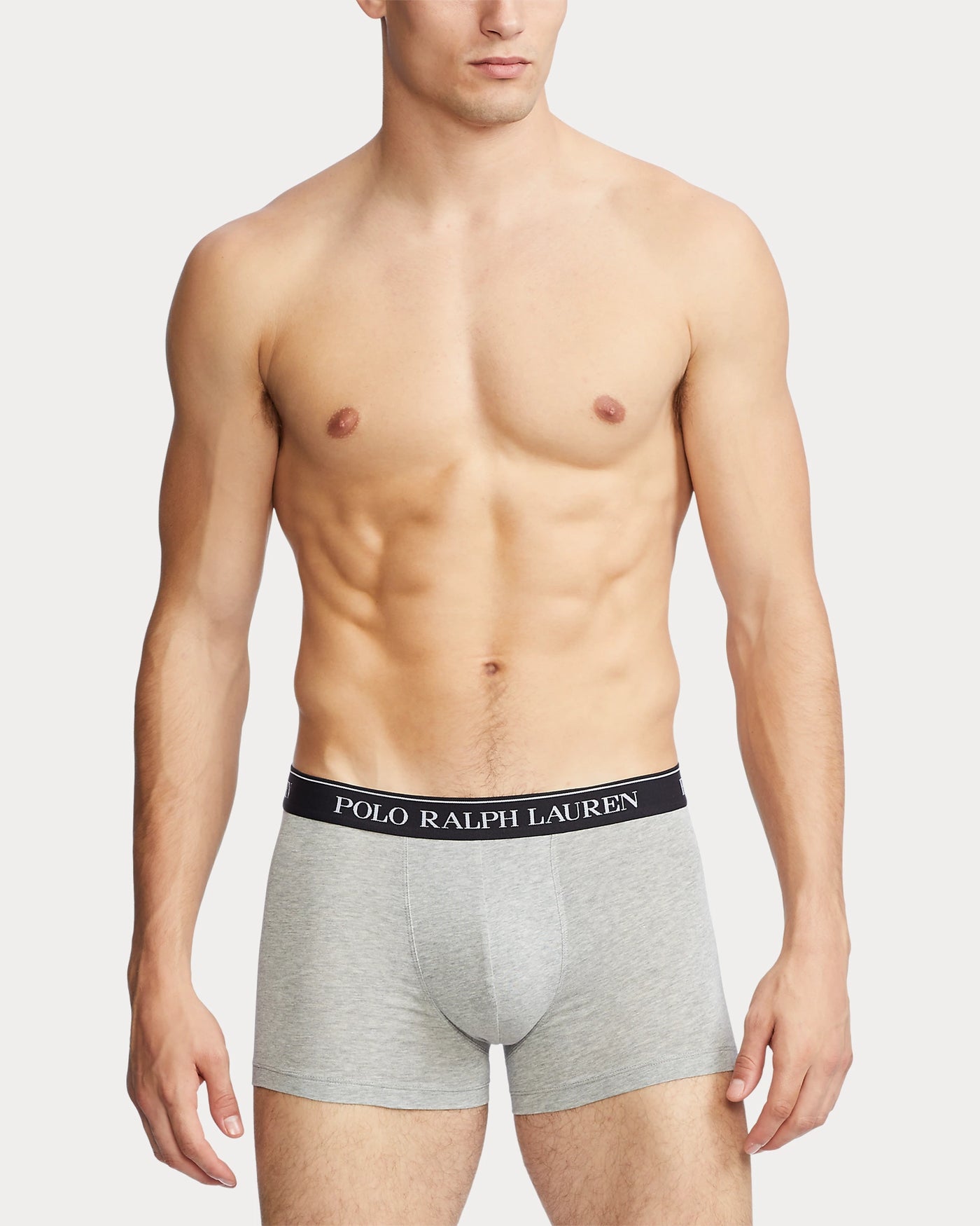 Ralph Lauren Stretch Cotton Boxer Shorts 3-Pack | Black/White/Grey