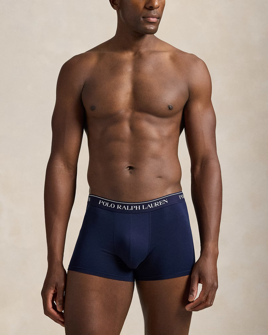 Ralph Lauren Stretch Cotton Boxer Shorts 3-Pack | Navy