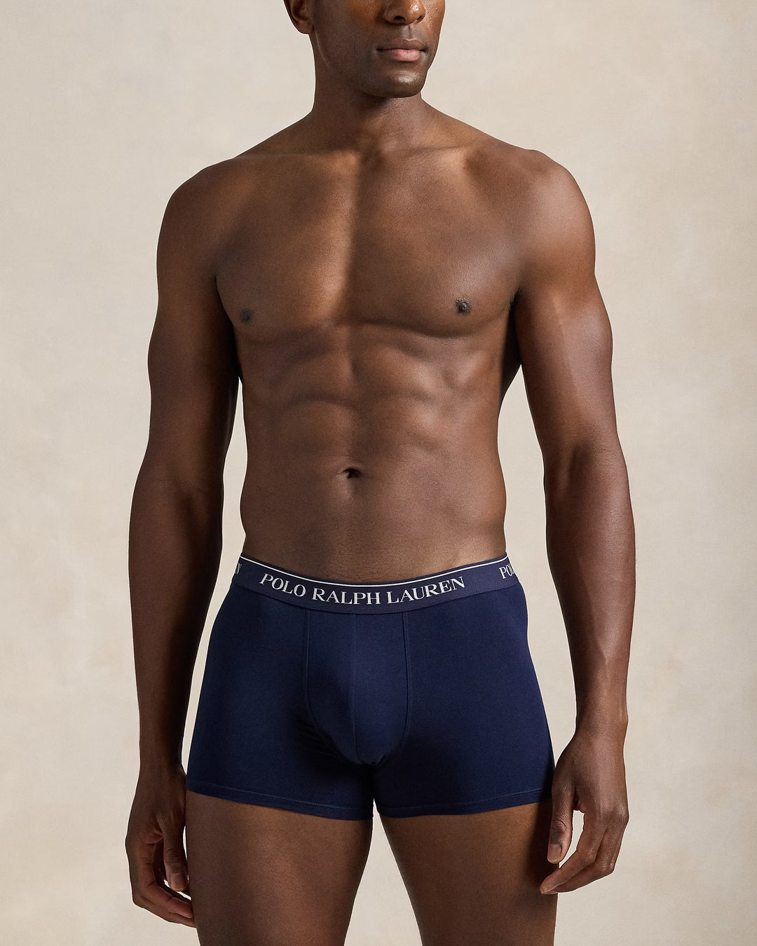 Ralph Lauren Stretch Cotton Boxer Shorts 3-Pack | Navy/Royal/Sky