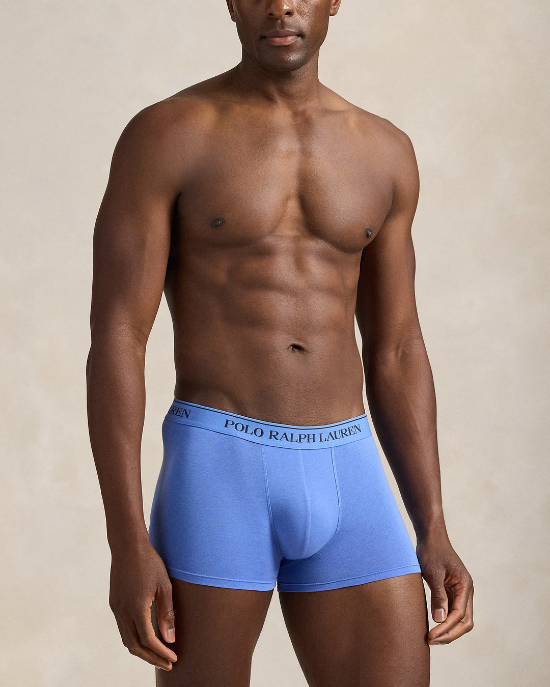 Ralph Lauren Stretch Cotton Boxer Shorts 3-Pack | Navy/Royal/Sky
