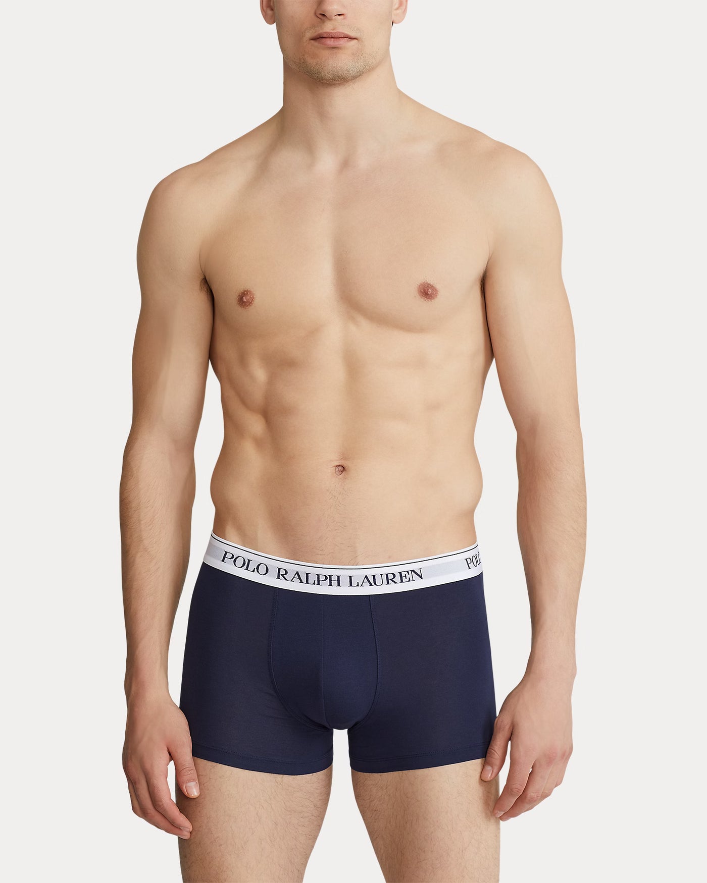 Ralph Lauren Classic Stretch Cotton Trunk 3-Pack | Navy/Pony