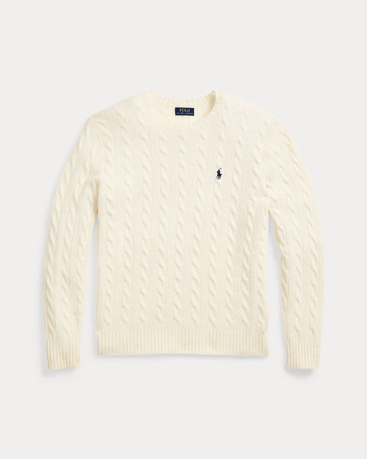 Ralph Lauren Cable-Knit Wool-Cashmere Jumper | Cream