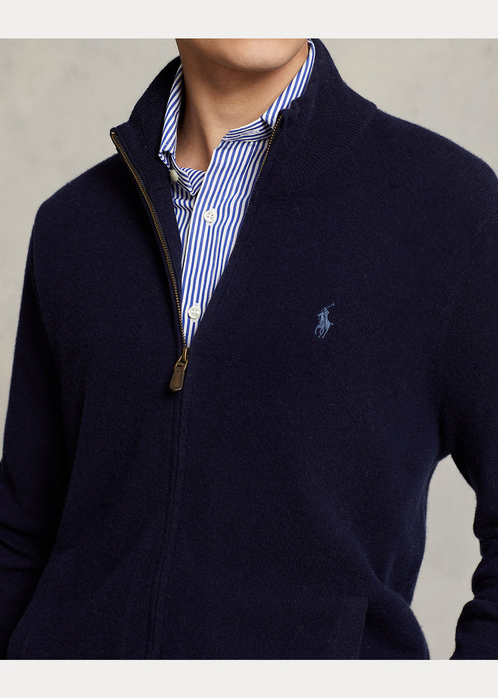 Ralph Lauren Μάλλινη Ζακέτα | Σκούρο Μπλε