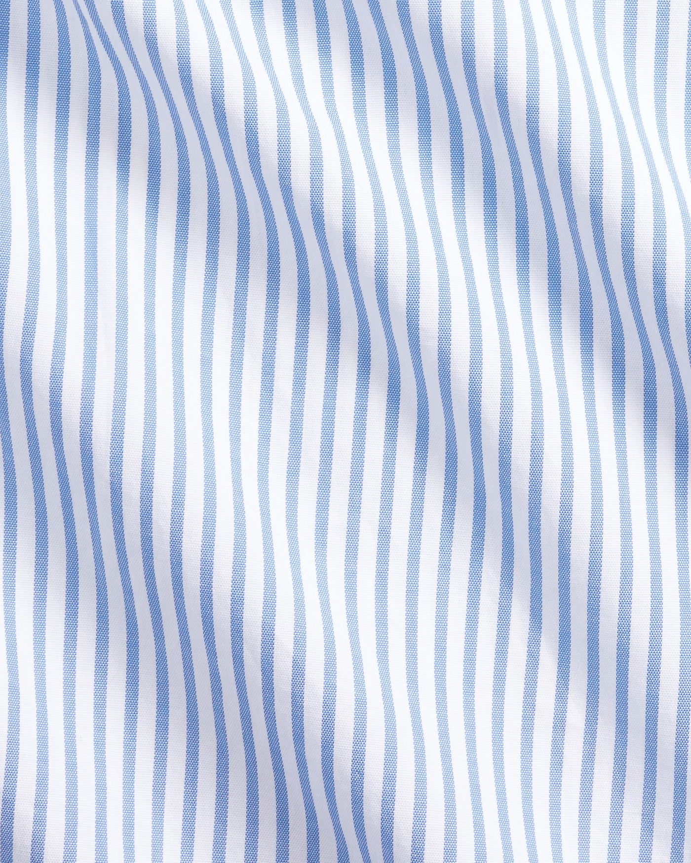 Ralph Lauren Custom Fit Striped Stretch Oxford Shirt | Blue/White
