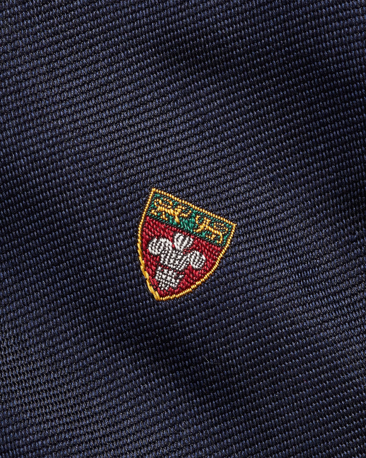 Ralph Lauren Silk Repp Club Tie | Navy